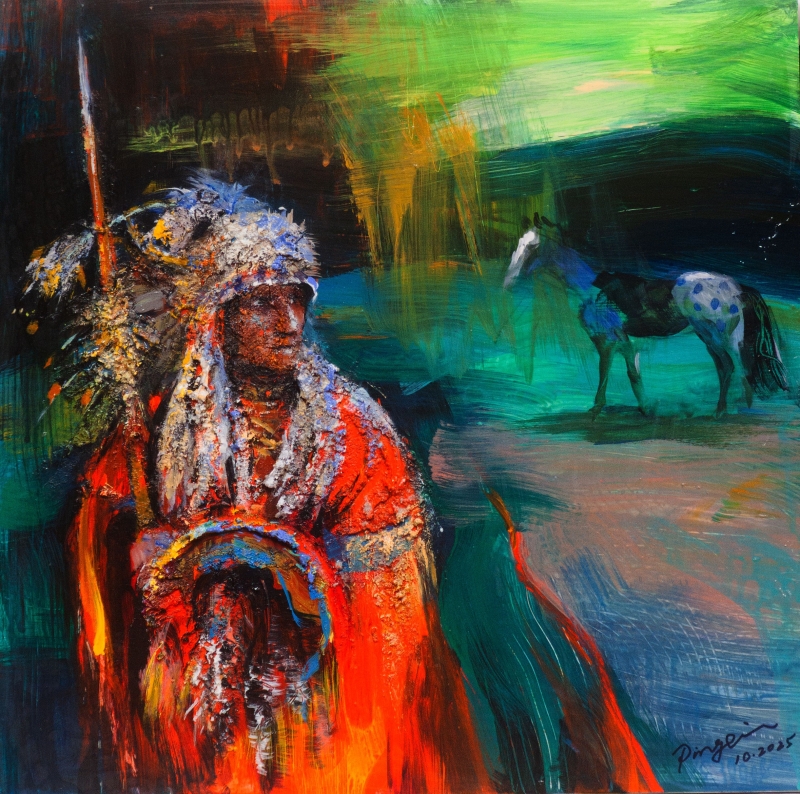 Indian XIV by artist Ping Irvin